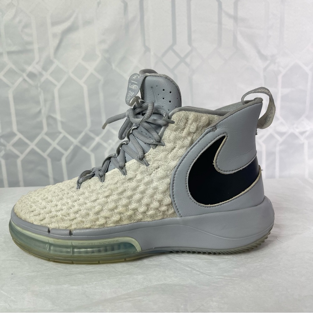 Nike Alphadunk TB Gray White Silver Men's 7 CN9491-004 Basketball Athletic Shoes